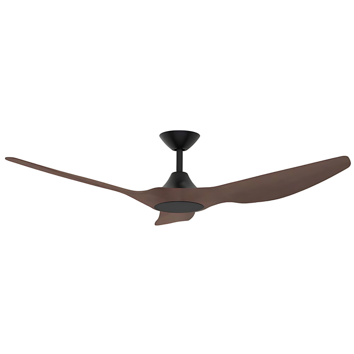 Domus STRIKE Black Walnut 3 Blade 48" 1220mm DC Ceiling Fan with Remote Control