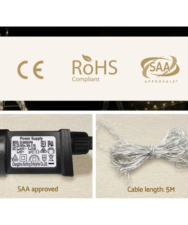 Christmas Lights Motif LED Rope Reindeer Waterproof Outdoor-Occasions > Christmas-Dropli