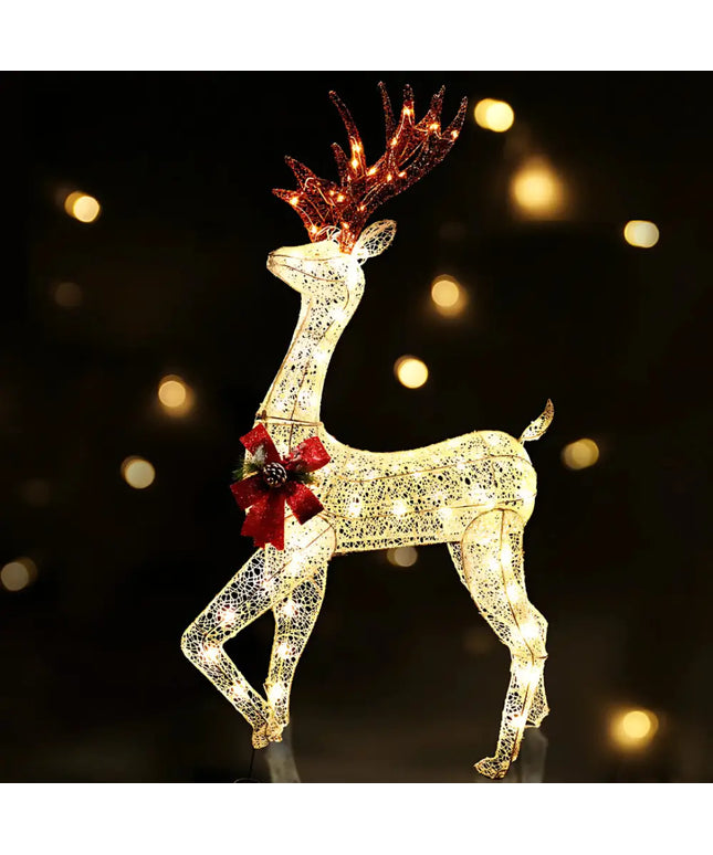 1.5M 100 LED Christmas Lights Reindeer Decorations - Occasions > Christmas