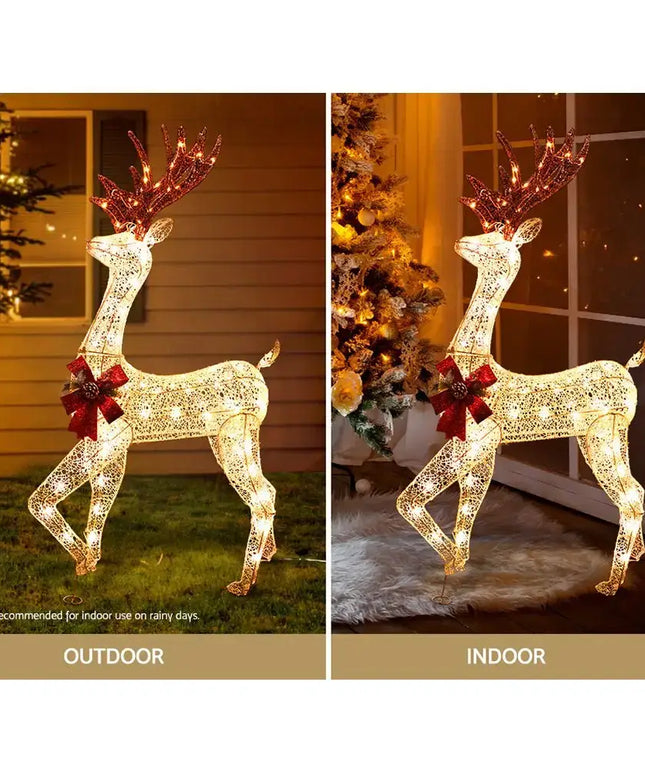 Christmas Lights Motif LED Rope Reindeer Waterproof Outdoor-Occasions > Christmas-Dropli