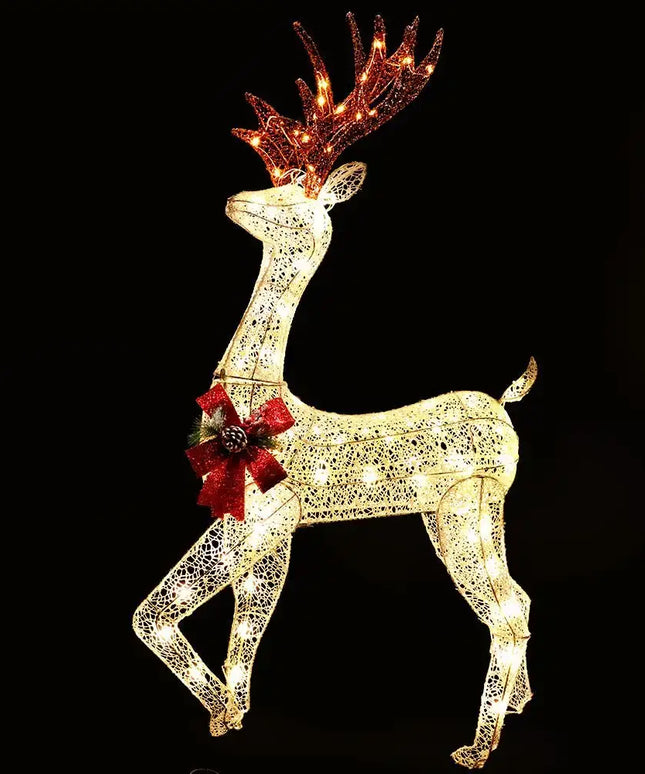 Christmas Lights Motif LED Rope Reindeer Waterproof Outdoor-Occasions > Christmas-Dropli