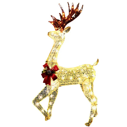1.5M 100 LED Christmas Lights Reindeer Decorations - Occasions > Christmas