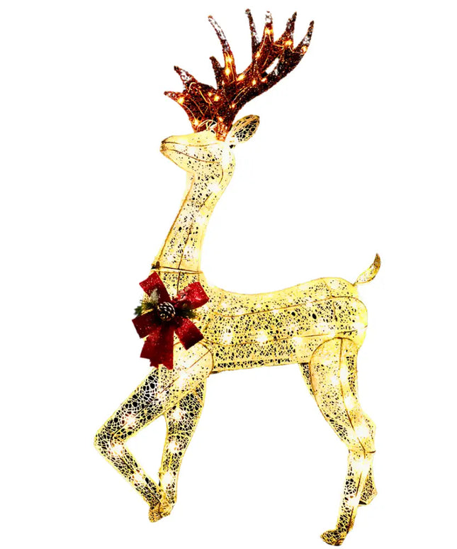 1.5M 100 LED Christmas Lights Reindeer Decorations - Occasions > Christmas