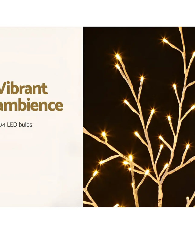 Illuminated decorative tree branches from 1.5M Christmas Tree 304 LED Jingle Jollys