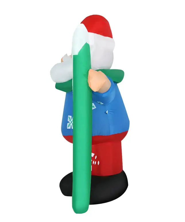 Inflatable Santa Claus figure illuminated for 1.6M Christmas Inflatable Santa Decorations