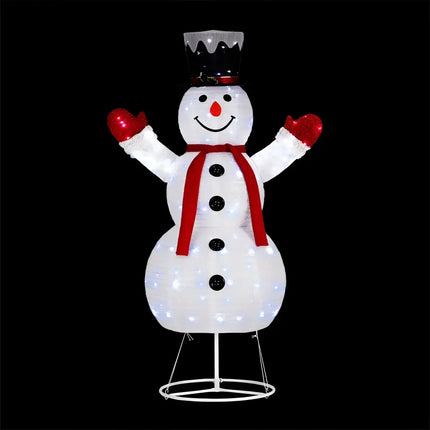 Illuminated snowman decoration from 1.7M Christmas Lights 200 LED Fairy Light Snowman Decorations Jingle Jollys