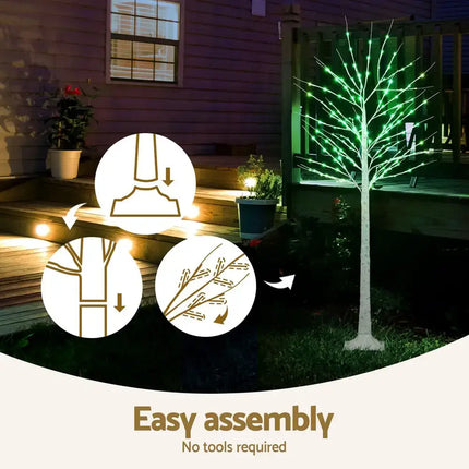 1.7M Christmas Tree 120 RGB LED Lights - Occasions > Christmas > Christmas Trees