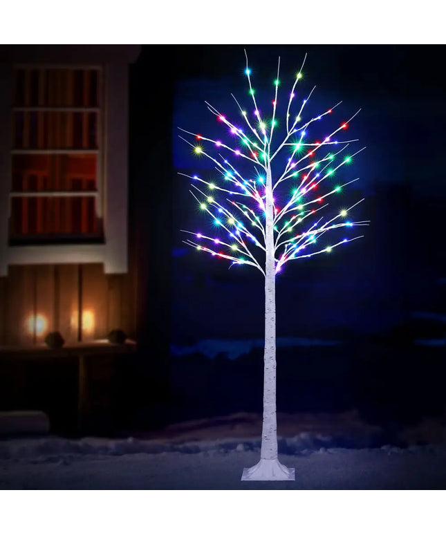 1.7M Christmas Tree 120 RGB LED Lights - Occasions > Christmas > Christmas Trees