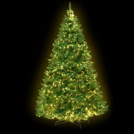 Illuminated artificial Christmas tree with 874 LEDs and 8 light modes for festive decor