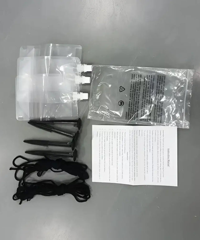 Inflatable Santa with LED Lights for Christmas Beach Decor, featuring drip irrigation kit