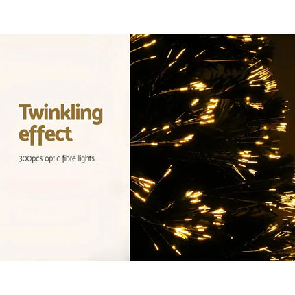 Christmas Tree 1.8M LED Xmas trees Optic Fibre Warm White-Occasions > Christmas-Dropli