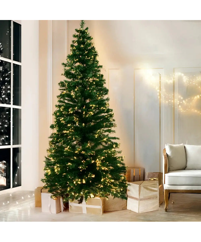 Christmas Tree 1.8M LED Xmas trees Optic Fibre Warm White-Occasions > Christmas-Dropli