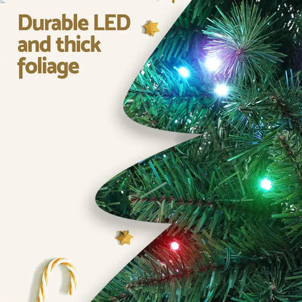 1.8M RGB Remote LED Christmas Tree 890 Tips - Occasions > Christmas > Christmas Trees