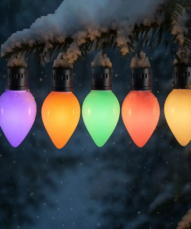 10 LED Connectable Large Pinecone String Light - Multicolour - Christmas & Decoration Lights