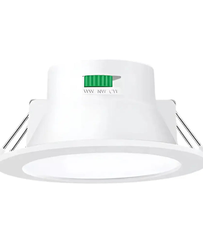 13W Tri-Colour Dimmable LED Downlight | 90mm Cut Out | Reno Powerlux Trade Pack 10 - Home & Garden > Lighting