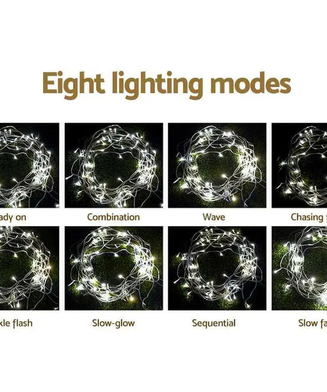 100M 500 White LED Christmas String Lights Outdoor Plug in Kit Dropli, Occasions > Christmas, jingle-jollys-100m-christmas-string-lights-500led-party-wedding-outdoor-garden