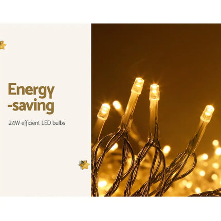 100M Christmas Lights String Fairy Light 500 LED Warm White - Occasions > Christmas > Outdoor Decorations & Lights