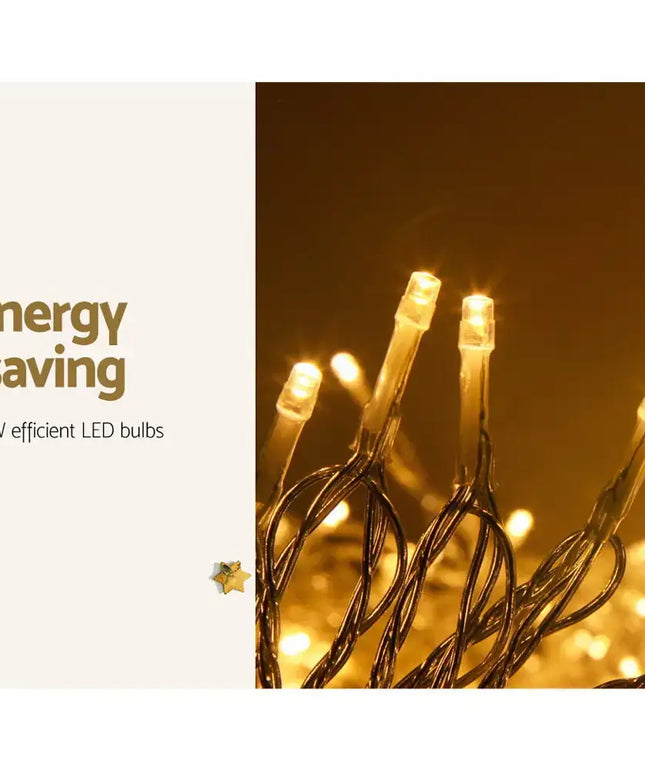 100M Christmas Lights String Fairy Light 500 LED Warm White - Occasions > Christmas > Outdoor Decorations & Lights