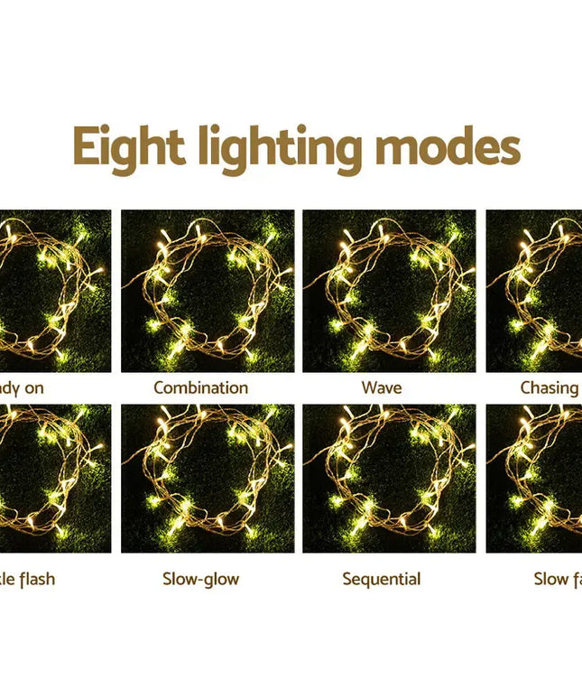 100M Christmas Lights String Fairy Light 500 LED Warm White - Occasions > Christmas > Outdoor Decorations & Lights