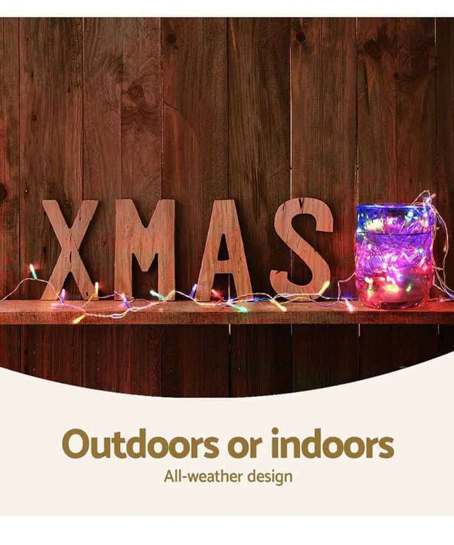 100M Christmas String Lights 500LED Multi Colour Plug in Kit Dropli, Occasions > Lights, jingle-jollys-100m-christmas-string-lights-500led-multi-colour