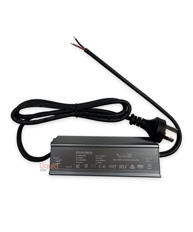 12 Volt DC 100W Dimmable Constant Voltage LED Driver Liquidleds, LED Driver, 12-volt-dc-100w-dimmable-constant-voltage-led-driver