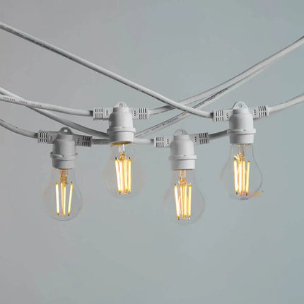 10m White Festoon String Lights with 10 Bulb 240V Liquidleds, Festoon String, 10m-white-festoon-string-lights-with-10-bulb-240v