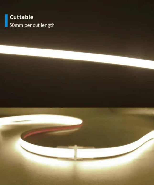 10mm | 10W/m 3000ºK | IP68 | COB Dot Free LED Strip Light-Hybrid Neon Flex-COPY