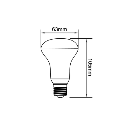 10W 3000K E27 LED R63 Reflector - Reflector LED