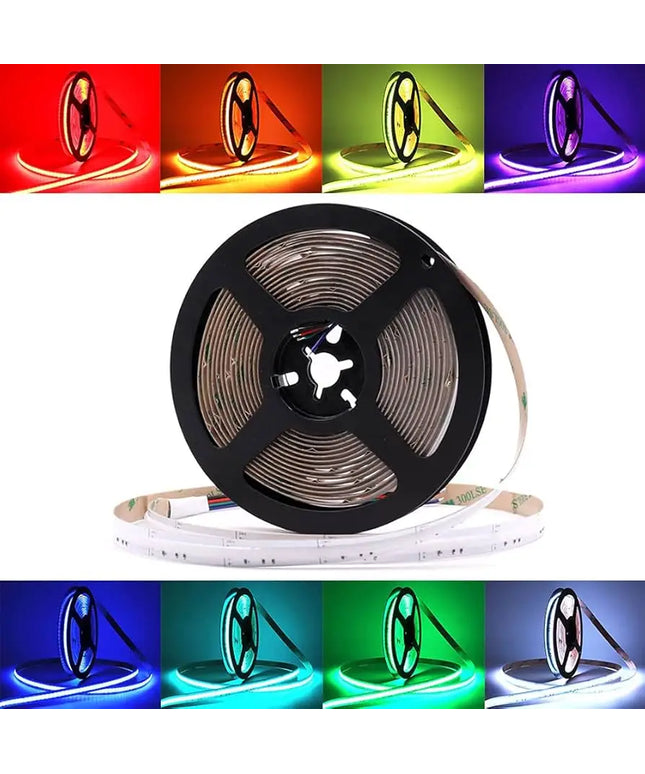 10W 5mm IP20 LumaFlex ColourRush Mini COB Strip - Light Ropes & Strings