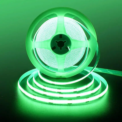 10W 8mm LumaFlex ColourRush COB Strip - Green / Per meter Custom Lengths - Light Ropes & Strings