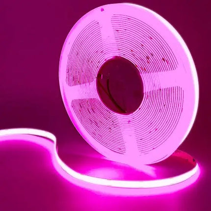 10W 8mm LumaFlex ColourRush COB Strip - Pink / Per meter Custom Lengths - Light Ropes & Strings