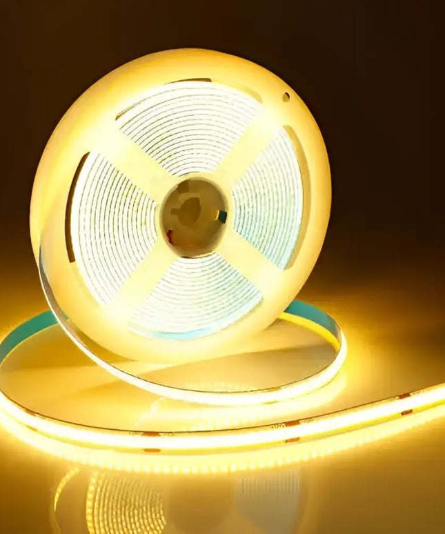 10W 8mm LumaFlex ColourRush COB Strip - Yellow / Per meter Custom Lengths - Light Ropes & Strings