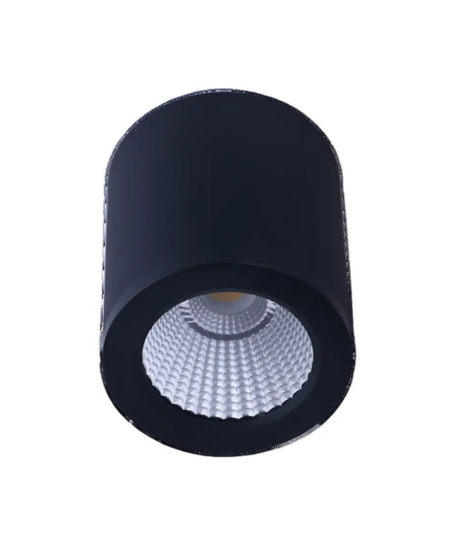 10W LED Black Tri-Colour 90mm Surface Mount Downlight