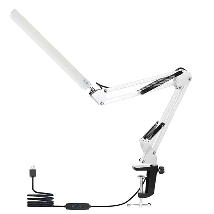 10W Swing Arm Eye-Caring Dimmable Desk Light with Clamp