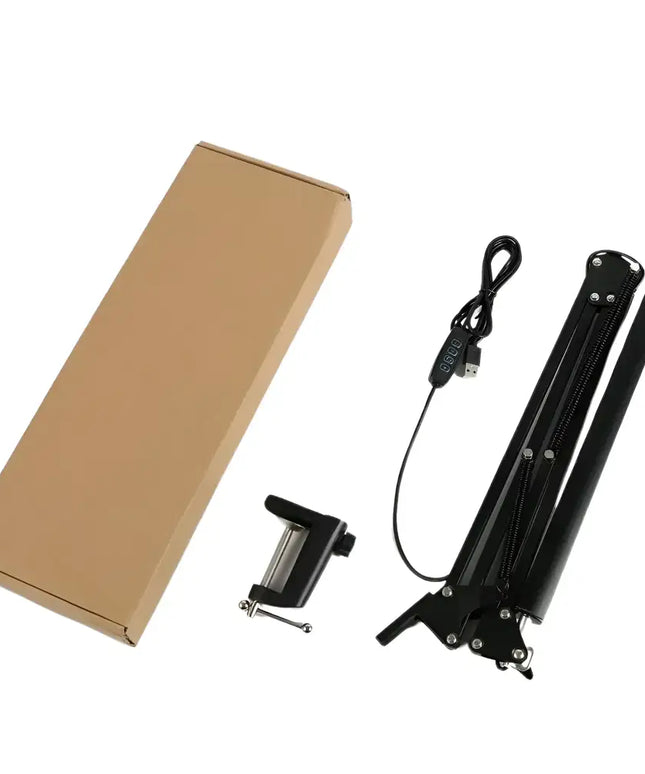 10W Swing Arm Eye-Caring Dimmable Desk Light with Clamp