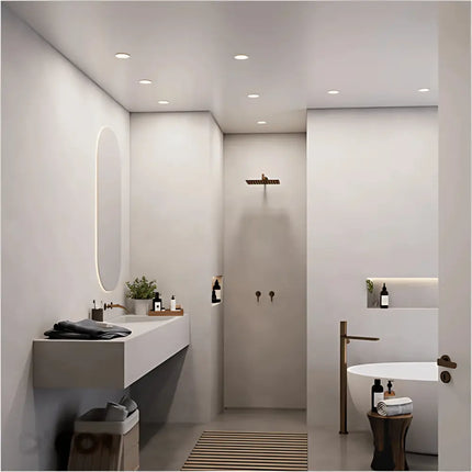 Titance Mini LED downlight white finish – adjustable colour temperature 3000K-6000K