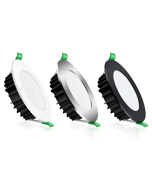 Titance Mini 10W Tri-Colour Dimmable LED Downlight in White – 70mm Cut-Out