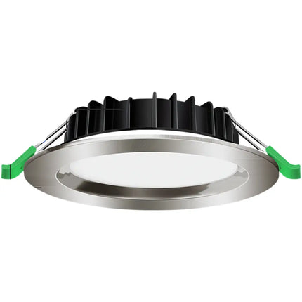 10W Tri-Colour Dimmable LED Downlight | 70mm Cut Out | Uluru Mini - Silver - Home & Garden > Lighting > Ceiling Lights