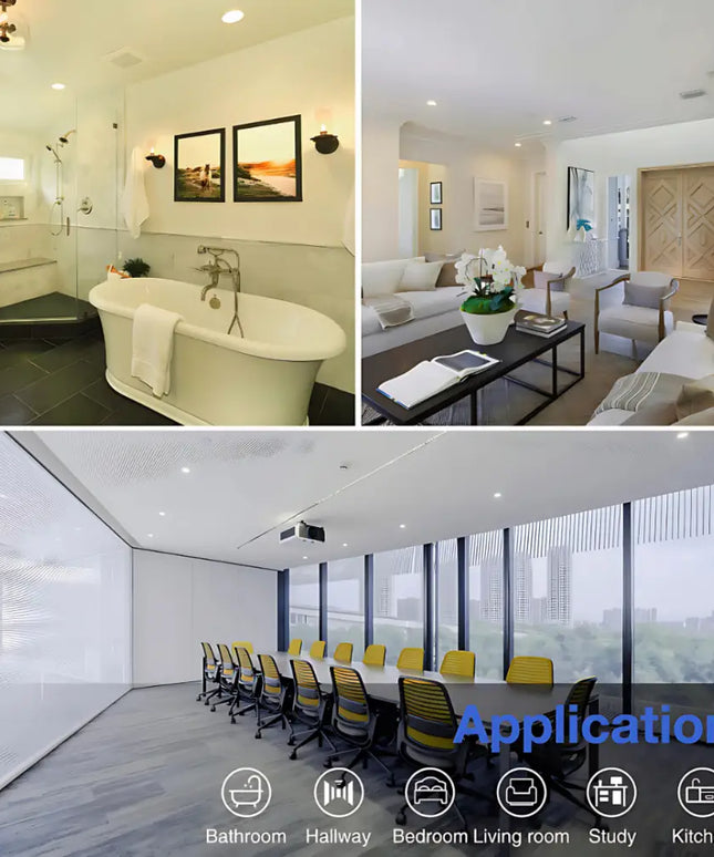 SAMSUNG SUPERSTAR 10W Tri-Colour Dimmable LED Downlight 90mm