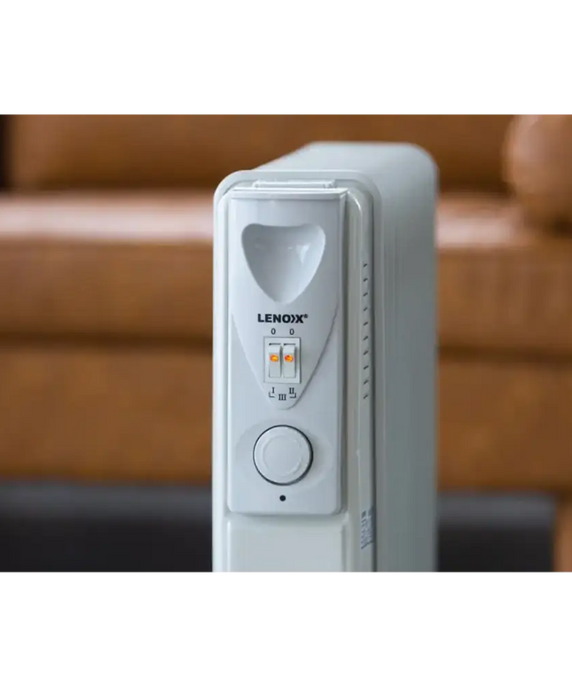 11 - Fin Oil Column Heater 2400W w/ 3 Heat Settings & Wheels - Appliances > Heaters - Devanti