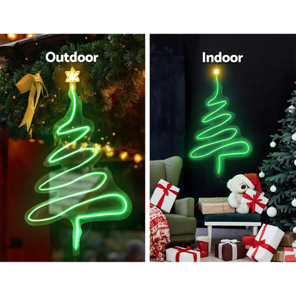 114cm Fairy Light Green LED Christmas Tree - Occasions > Christmas > Outdoor Decorations & Lights
