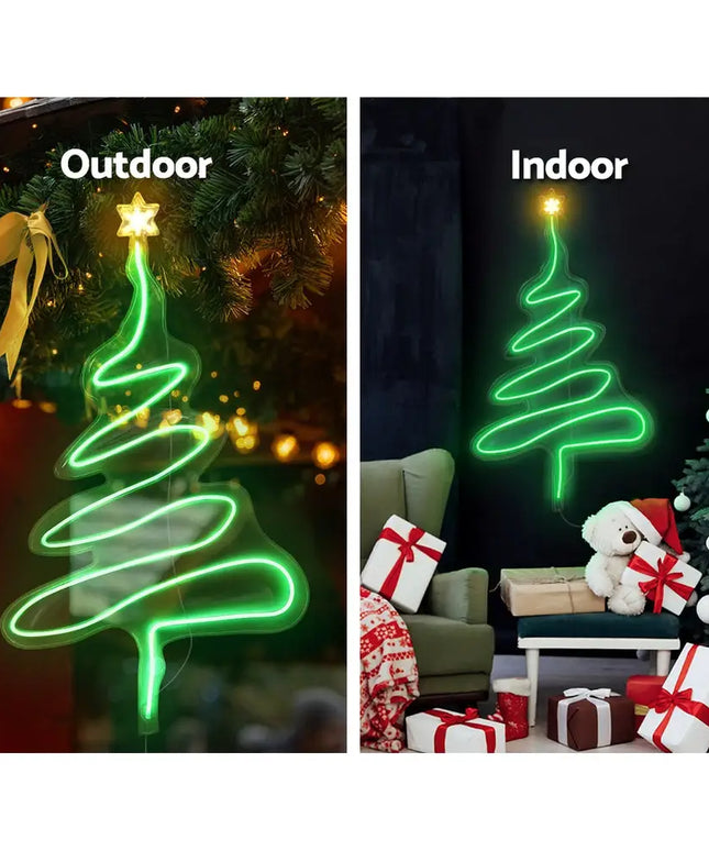 114cm Fairy Light Green LED Christmas Tree - Occasions > Christmas > Outdoor Decorations & Lights