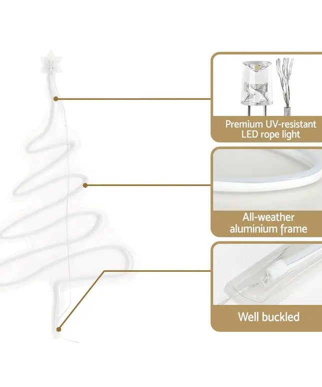 114cm Fairy Light Green LED Christmas Tree - Occasions > Christmas > Outdoor Decorations & Lights