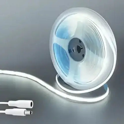 11W 8mm IP20 LumaFlex Linea COB Strip with DC plugs - 2 meter reel / Daylight - Light Ropes & Strings