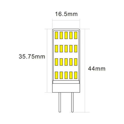 3W G4 12-24 Volt AC/DC Bi-Pin LED Bulb