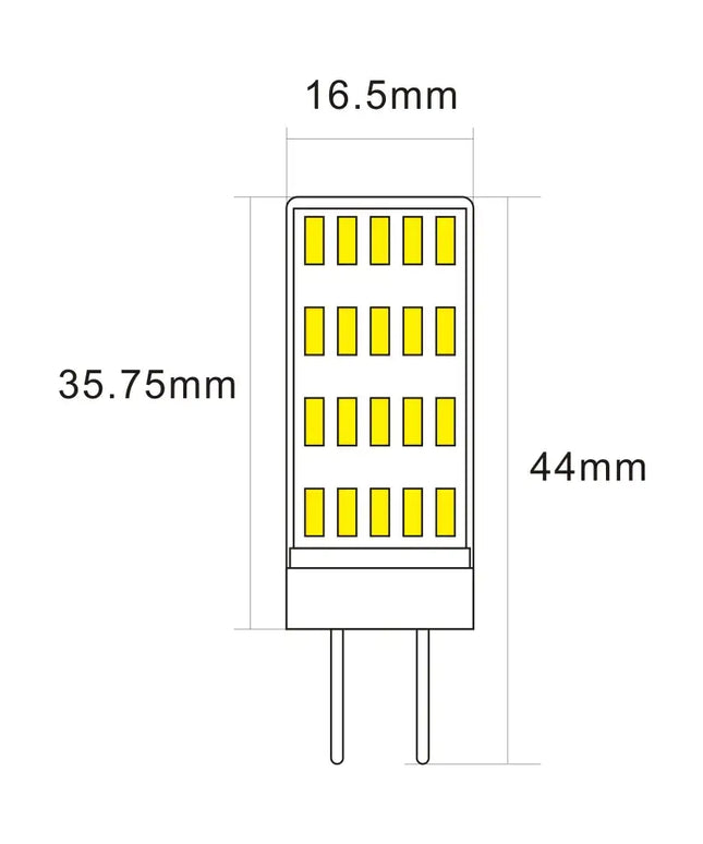 3W G4 12-24 Volt AC/DC Bi-Pin LED Bulb