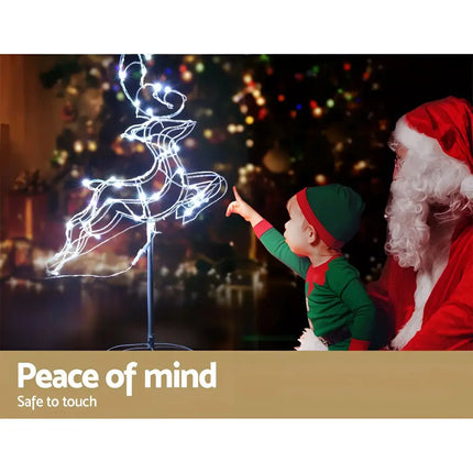 Jingle Jollys Christmas Motif Lights LED Rope Reindeer Waterproof Outdoor Xmas-Occasions > Christmas-Dropli