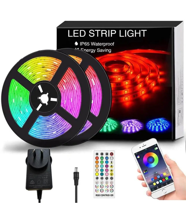 12M LED Strip Lights for Bedroom and Home (5050 Lights Strip App with Remote Control) Dropli, Home & Garden > Lighting, 12m-led-strip-lights-rope-light-for-bedroom-and-home-5050-lights-strip-
