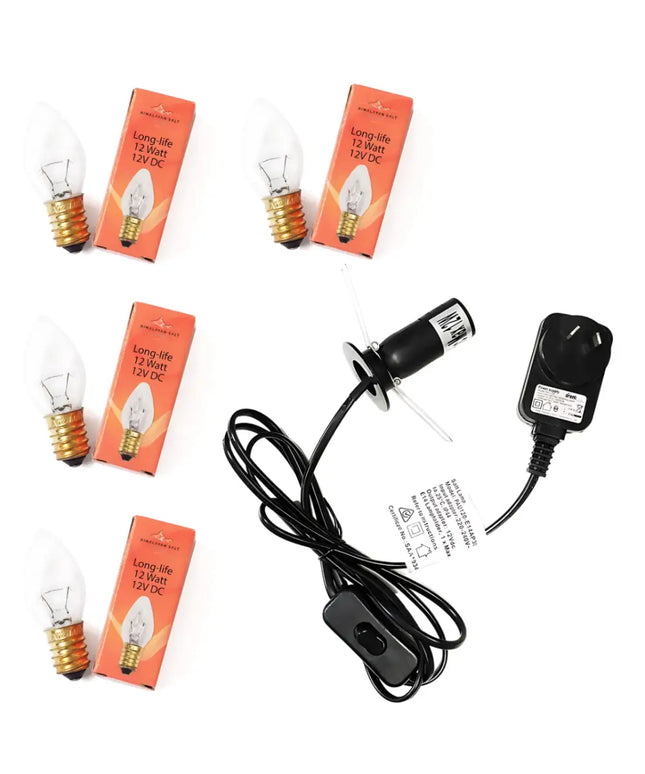 12V 12W Light Bulb On/Off Switch for Himalayan Salt Lamp Replacement Bundle - Home & Garden > Lighting