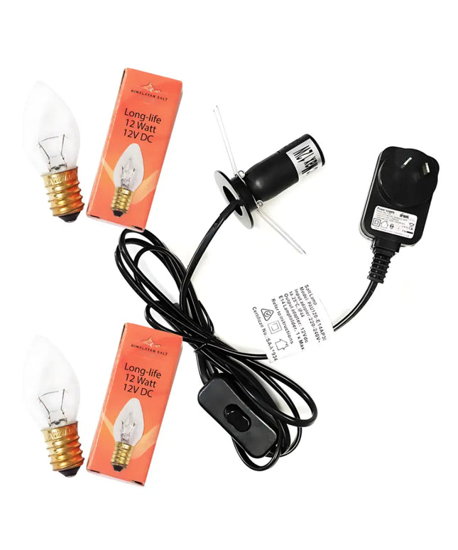 12V 12W Light Bulb On/Off Switch for Himalayan Salt Lamp Replacement Bundle - Home & Garden > Lighting